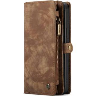 👉 Portemonnee bruin CaseMe Vintage Hoesje iPhone 12 Pro Max - 7423652434482