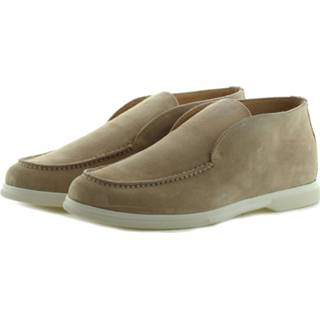 👉 Instappers beige rubber herenschoenen male cognac Giorgio 73101 suède instapschoen (131 Beige)