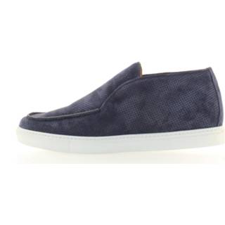 👉 Instappers blauwe suede rubber herenschoenen male blauw Giorgio 13747 Donker instapschoen (341 Indaco)