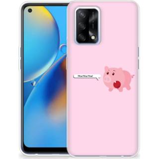 👉 Bumper hoesje wit PPO A74 4G White Wood 8720632731821