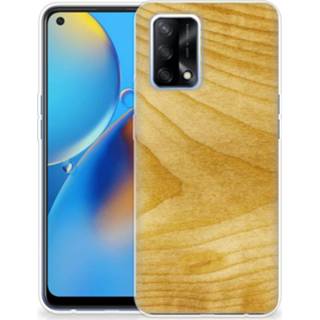 👉 Bumper hoesje hout PPO A74 4G Licht 8720632860750