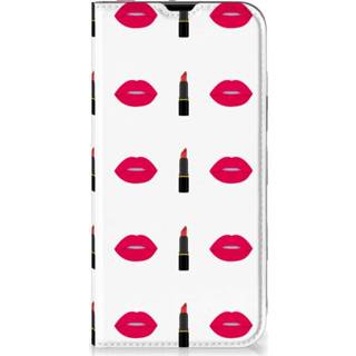 👉 Lippenstift IPhone 13 Pro Max Hoesje met Magneet Lipstick Kiss 8720632985668