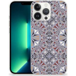 👉 Siliconen hoesje IPhone 13 Pro Max TPU Flower Tiles 8720632730442