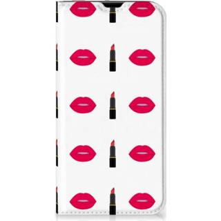 👉 Lippenstift IPhone 13 Pro Hoesje met Magneet Lipstick Kiss 8720632931436