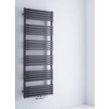 👉 Handdoek radiator antraciet Handdoekradiator Met Middenaansluiting Gebogen 153,3cm x 60cm 1775 Watt | Arch 5051752596360