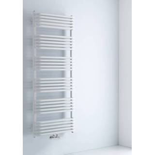 👉 Handdoek radiator wit Handdoekradiator Met Middenaansluiting Gebogen 153,3cm x 60cm 1775 Watt | Arch 5051752596346