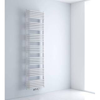 👉 Handdoek radiator wit Handdoekradiator Met Middenaansluiting Gebogen 180cm x 50cm 1743Watt | Arch 5051752590184