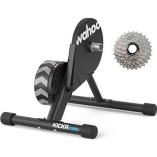 👉 Fietstrainer zwart Wahoo KICKR Core Trainer and Cassette Bundle - Fietstrainers