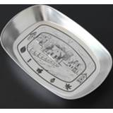 👉 Snoep zilver klein active mannen Home Rechthoekig Retro Snoepje Gedroogd Fruit IJzeren Bord (Manor)
