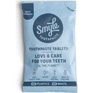 👉 Tandpasta active Smyle Tablet Met Fluoride Navulling 65 tabletten 8719326786544