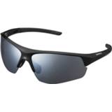 👉 Sportbril zwart zilver Shimano Bril Spark Black/smoke silver - Sportbrillen 4524667695776