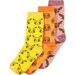 👉 Sock Pokémon Socks 3-Pack Three Icons 39-42 8718526133684