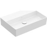 👉 Wastafel wit TitanCeram Alpin Villeroy & Boch Memento 2.0 onderzijde geslepen 60x42cm zonder overloop kraangat 4A226F01 4051202792008