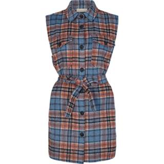 👉 Blauw polyester l vrouwen Free Quent Fqlower-tuniek-dutch blue mix