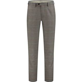 👉 Zijde male zwart Dstrezzed Fonda slimfit chino pattern check 8718895487296