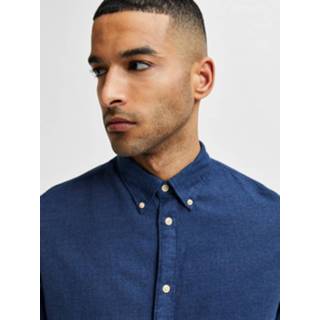 👉 Overhemd katoen s mannen blauw 5715105047588