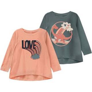 👉 Name it Long Sleeve Shirt 2 Pack Nmfviolet Peach Nectar