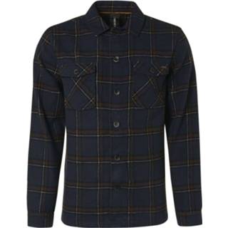 👉 Overshirt l male blauw No Excess button closure check with night 8720151261557