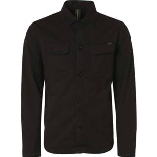 Overshirt zwart s l male men No Excess button closure stretch sw black 8720151263155 8720151263179