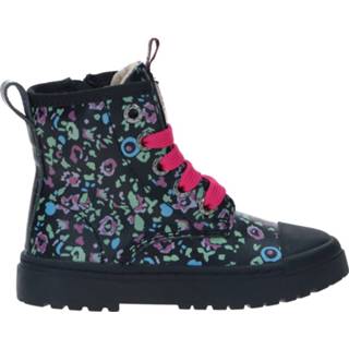 Veterboots multi veters plat kunststof leer active textiel Shoesme Veterboot 8720353300979