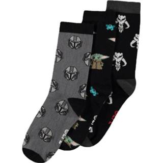 👉 Sock mannen Star Wars: The Mandalorian Socks 3-Pack Three Icons 39-42 8718526139761