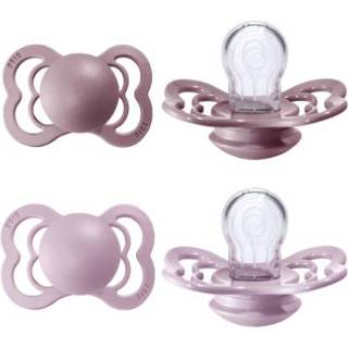 👉 Silicone kleurrijk meisjes BIBS Soother Supreme Dusky Lilac / Heather 0-6 maanden, 2 stuks. 5713795198023