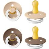 👉 Eik kleurrijk jongens BIBS Soother Colour Donkere / Vanille Night 0-6 maanden, 2 st. 5713795210022