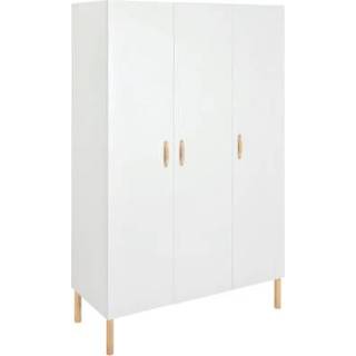 👉 Garderobe kast wit jongens Schardt Garderobekast Melody White 3-deurs 4042219195548