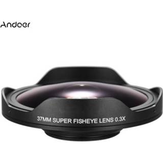 👉 Lens Andoer 37MM 0.3X HD Ultra Wide Angle Fisheye with Hood Replacement for Camcorders