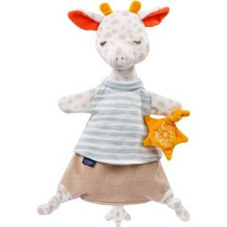 👉 Knuffel doek kleurrijk jongens Fehn ® Knuffeldoek handpop giraffe 4001998053098