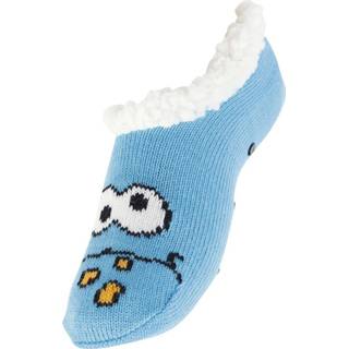 👉 Sokken blauw wit unisex Sesame Street - Cookie Eyes 4044583854571