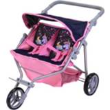 👉 Poppen wagen kleurrijk meisjes Knorr® speelgoed Tweeling poppenwagen Duo, Magic Eenhoorn 4049491167362