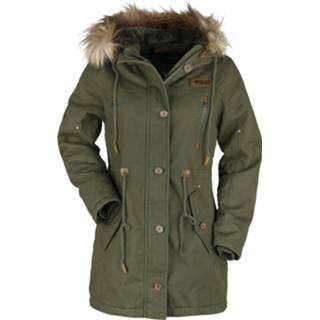 👉 Winterjas vrouwen m olijf Metallica - EMP Signature Collection 4064854257603