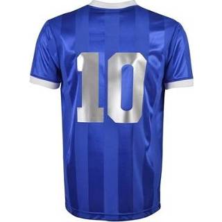 👉 Retroshirt Argentinië Retro Shirt Uit WK 1986 + Nummer 10 (Maradona)