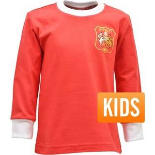 👉 Voetbal shirt mannen kinderen Manchester Reds retro voetbalshirt FA Cup Finale 1963 -