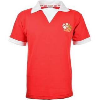 👉 Voetbal shirt mannen Manchester Reds Retro Voetbalshirt 1970's