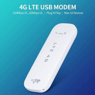 👉 Modem 4G LTE USB Router Mobile WiFi Hotspot with SIM Card Slot 150Mbps DL 50Mbps UL Max 10 Devices