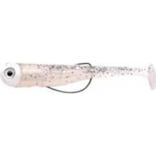 👉 Softbait wit roofvis kunstaas transparant Spro Gutsbait UV 95 - Shad Salt & Pepper- 10g Haakmaat 2/0 8716851368993
