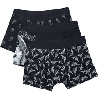 👉 Zwart x mannen m Gothicana by EMP - Anne Stokes Black Boxer Shorts with Print Boxers 4064854307360