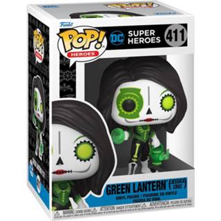 👉 Figuurtje donkergroen multicolor vinyl unisex Green Lantern - Dia De Los DC- (Jessica Cruz) Figur 411 Funko Pop!