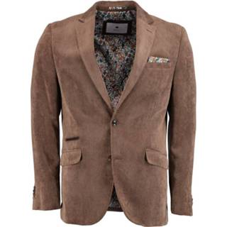 👉 Blauw polyester male bruin Bos Bright Blue D7.5 heleen c jacket 213037he02bo/830 camel 8720008689367