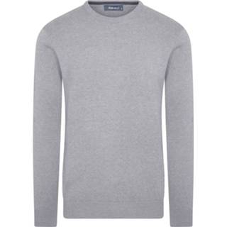 Trui l male grijs mannen Ferlucci exclusieve heren ronde hals fijn gebreid - 8720086131994