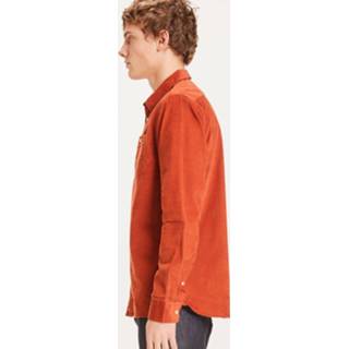 👉 Overhemd corduroy l mannen oranje 5710569654587