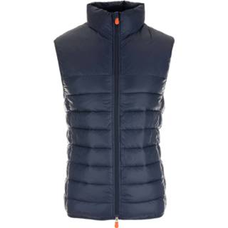 👉 Bodywarmer polyester l male blauw Save the Duck Nolan gewatteerde 8054731952710