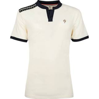 👉 Poloshirt m male wit Q1905 Q club polo shirt snow 8719815010891