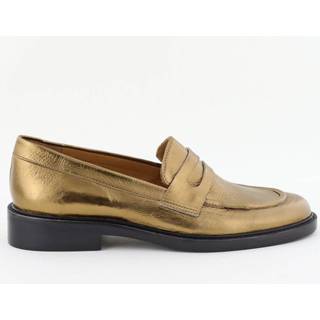 👉 Loafers goud metallic leer vrouwen Toral Regent_A