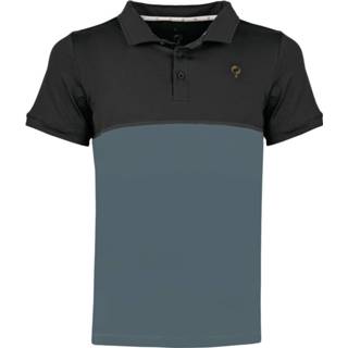 👉 Poloshirt blauw graphite polyester l male Q1905 Q polo shirt antwerpen blue graphite/china 8719815014967