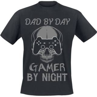 👉 Dad By Day - Gamer By Night - Dad By Day - Gamer By Night - T-shirt - Mannen - zwart