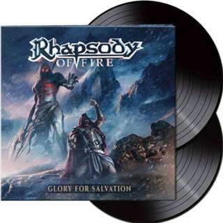 👉 Zwart unisex rhapsody Of Fire - Glory for salvation LP