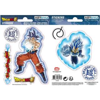 👉 Stickerset unisex meerkleurig Dragon Ball - Super Goku & Vegeta Stickersets 3665361061182